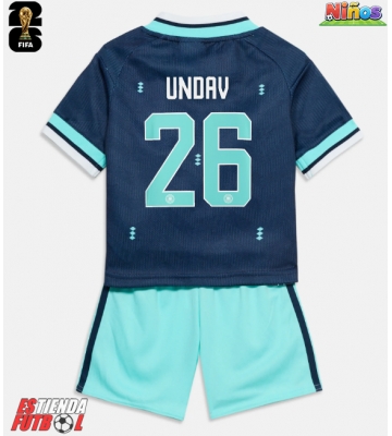 Alemania Deniz Undav #26 Segunda Equipación Niños Mundial 2026 Manga Corta (+ Pantalones cortos)